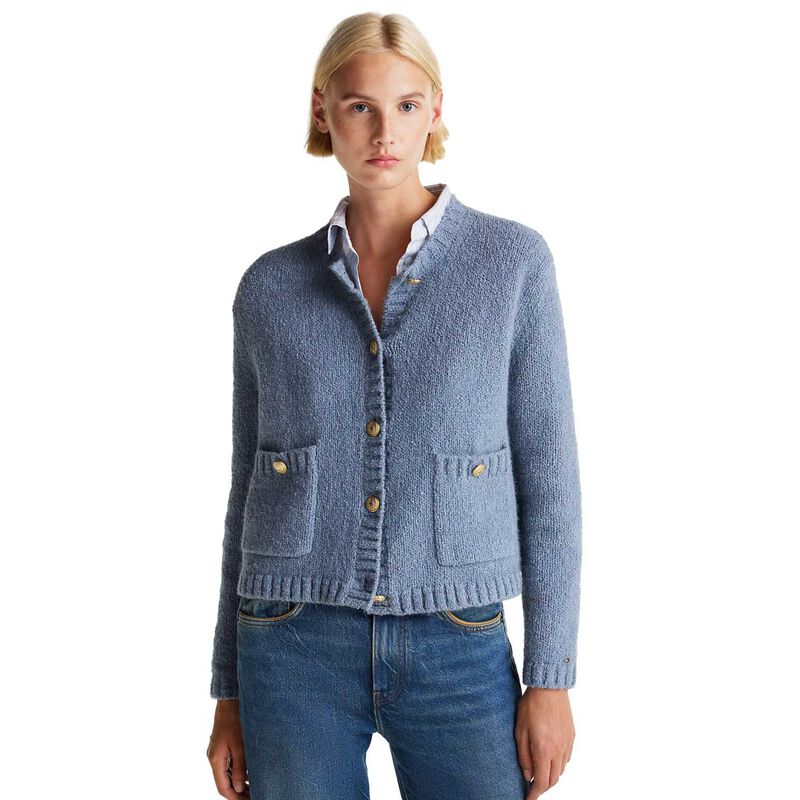 Tommy Hilfiger Textured Gold Button Lady Jacket image number 0